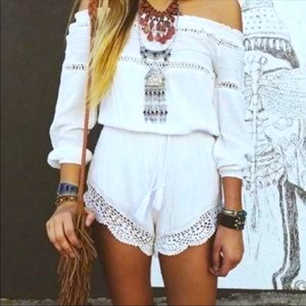 White Romper